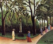 Henri Rousseau View of the Luxembourg,Chopin Monument oil painting reproduction